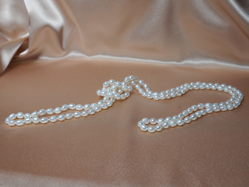 Dlouhý perlový náhrdelník DPN6065A+wG Dlouhý perlový náhrdelník DPN6065A+wG