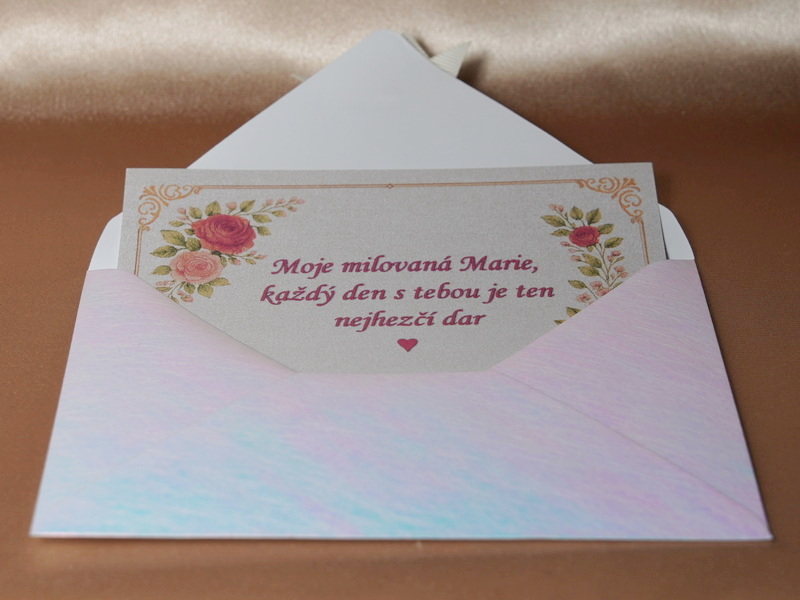Osobní věnování k dárku OV007 Osobní věnování k dárku OV007