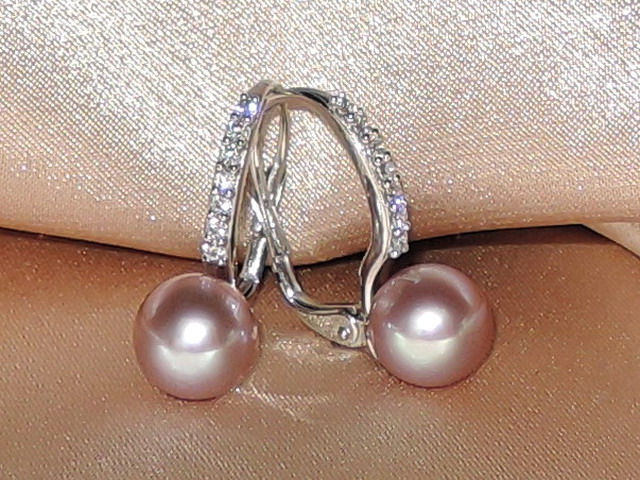 Perlové náušnice BC021WFE-L Perlové náušnice BC021WFE-L