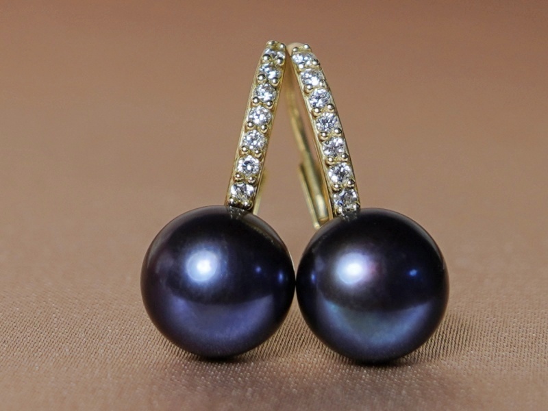 Perlové náušnice BC021YBE-B Perlové náušnice BC021YBE-B