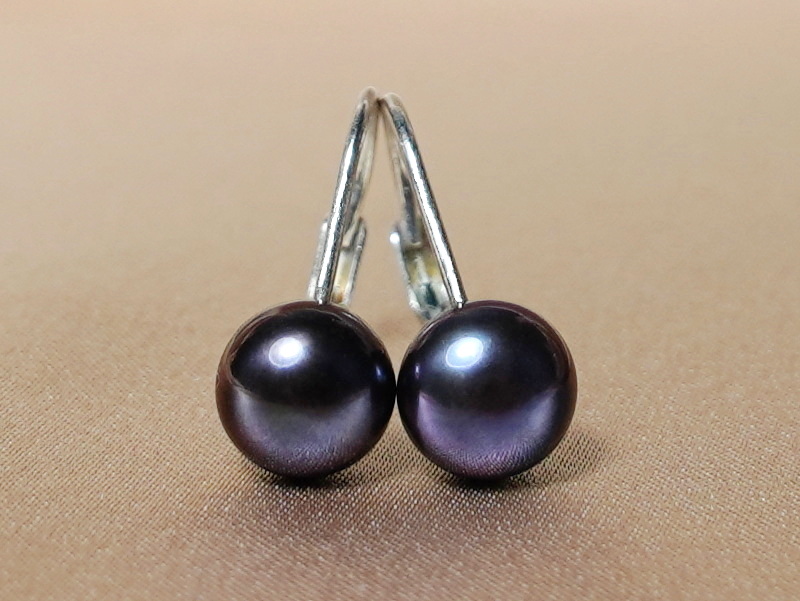 Perlové náušnice DS701SBE-B Perlové náušnice DS701SBE-B