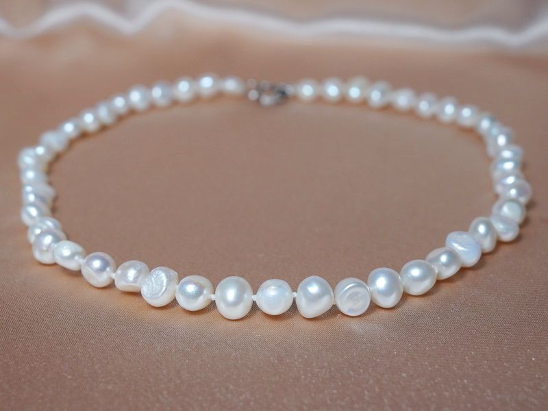 Perlový náhrdelník BPN7080AwG Perlový náhrdelník BPN7080AwG