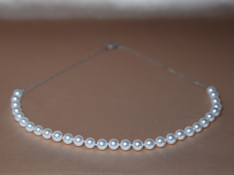 Perlový náhrdelník japonské akoya perly AAA APNCH001CB APNCH001CB Perlový náhrdelník japonské akoya perly AAA APNCH001CB APNCH001CB