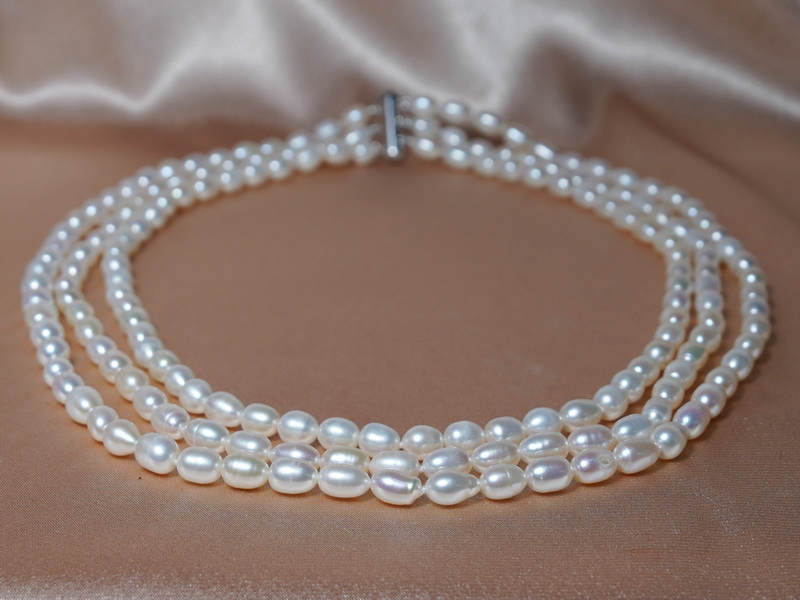 Perlový náhrdelník TON06A+wG Perlový náhrdelník TON06A+wG