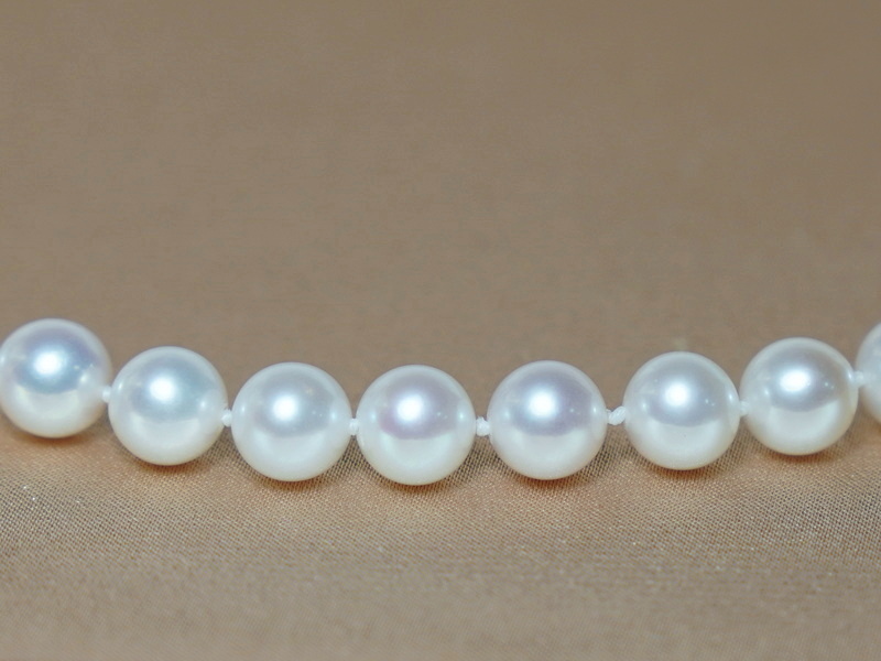 Perlový náhrdelník z bílých říčních perel RSN7075AAAwA Perlový náhrdelník z bílých říčních perel RSN7075AAAwA