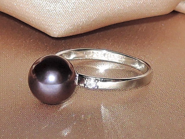 Prsten s perlou BC027WFR-B Prsten s perlou BC027WFR-B