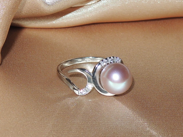 Prsten s perlou BC03SR-P Prsten s perlou BC03SR-P