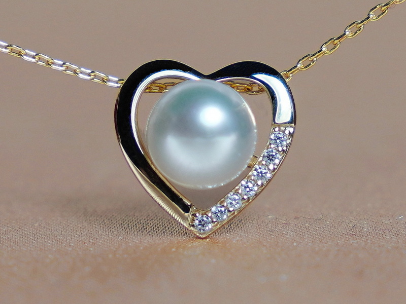 Zlatý přívěsek s říční perlou WW011YP-FW Zlatý přívěsek s říční perlou WW011YP-FW