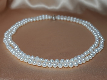 Dvouřadý perlový náhrdelník DORN6070AA+wZ Dvouřadý perlový náhrdelník DORN6070AA+wZ