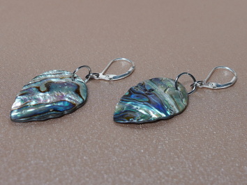 Náušnice z lastury Abalone ALPE010G Náušnice z lastury Abalone ALPE010G