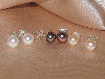 Perlové náušnice 3 páry PN3P Perlové náušnice 3 páry PN3P