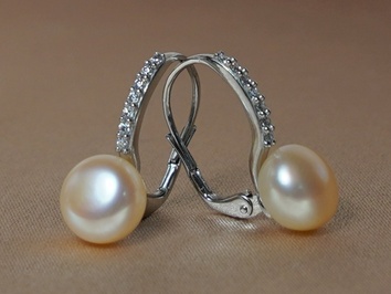 Perlové náušnice BC021SBE-P Perlové náušnice BC021SBE-P