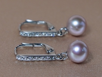 Zlaté perlové náušnice BC024WFE-L Zlaté perlové náušnice BC024WFE-L