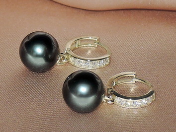 Perlové náušnice  DS120YE-T Perlové náušnice  DS120YE-T