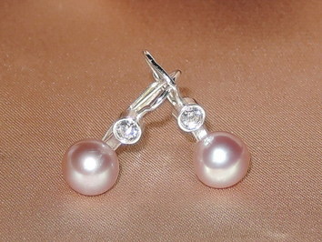 Perlové náušnice DS222WBE-L Perlové náušnice DS222WBE-L