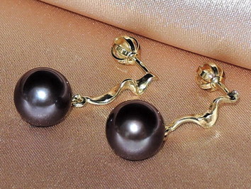 Perlové náušnice RGEAAAbM Perlové náušnice RGEAAAbM