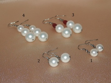 Perlové náušnice UPE102030 Perlové náušnice UPE102030