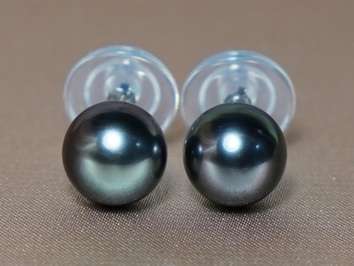 Perlové náušnice z tahitských perel TE18KAA+ZY Perlové náušnice z tahitských perel TE18KAA+ZY