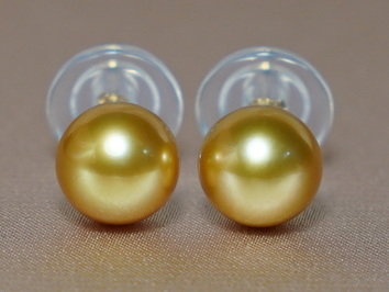 Zlaté náušnice 18K z perel Jižního Pacifiku GE18KAA+ZY Zlaté náušnice 18K z perel Jižního Pacifiku GE18KAA+ZY