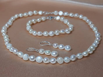 Perlové šperky BSET7080Gw Perlové šperky BSET7080Gw