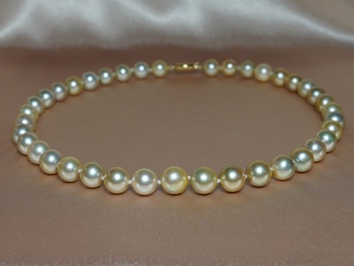 Náhrdelník z perel Jižního Pacifiku JPN10115AAGT Náhrdelník z perel Jižního Pacifiku JPN10115AAGT