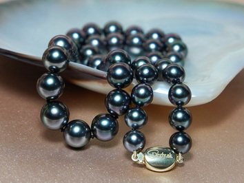 Perlový náhrdelník tahitské perly TPN057OP Perlový náhrdelník tahitské perly TPN057OP