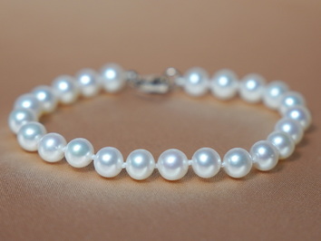 Perlový náramek říční perly RSB6070AAAwA Perlový náramek říční perly RSB6070AAAwA