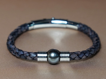 Perlový náramek s tahitskou perlou TPB1112M Perlový náramek s tahitskou perlou TPB1112M
