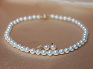 Perlový set akoya perly 7,5 mm APNS7580C Perlový set akoya perly 7,5 mm APNS7580C