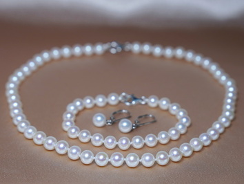 Perlový set šperků RSET7580AAAwA Perlový set šperků RSET7580AAAwA