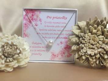 Personalizovaný perlový náhrdelník PS009 Personalizovaný perlový náhrdelník PS009