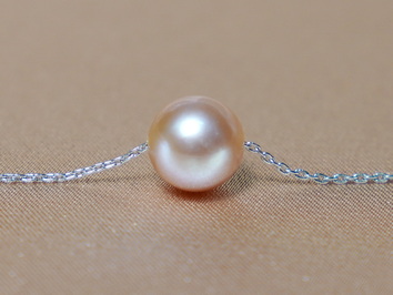 Pravá perla AAA na 14K zlatém řetízku FPN095AAAwL Pravá perla AAA na 14K zlatém řetízku FPN095AAAwL