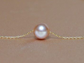 Pravá perla na zlatém řetízku FPN095AAAyL Pravá perla na zlatém řetízku FPN095AAAyL