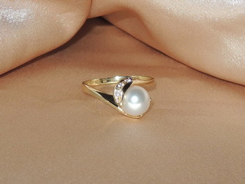 Prsten s perlou AKR001C Prsten s perlou AKR001C