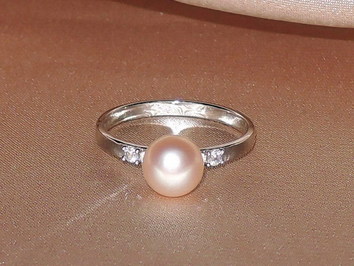 Prsten s perlou BC027WBR-P Prsten s perlou BC027WBR-P
