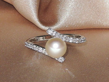 Prsten s perlou BC029WBR-P Prsten s perlou BC029WBR-P