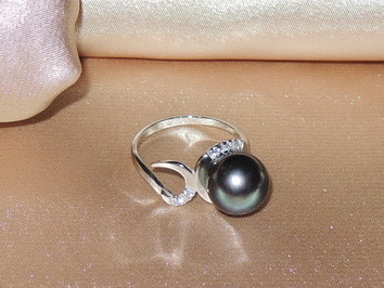 Prsten s perlou BC03SR-B Prsten s perlou BC03SR-B