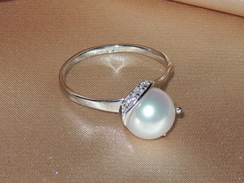Prsten s perlou BC05SR-W Prsten s perlou BC05SR-W