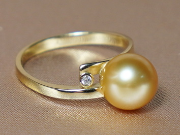Prsten s perlou BC04YR-G Prsten s perlou BC04YR-G