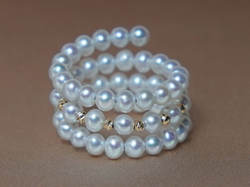 Prsten z pravých perel a 18K zlata PR15SP Prsten z pravých perel a 18K zlata PR15SP