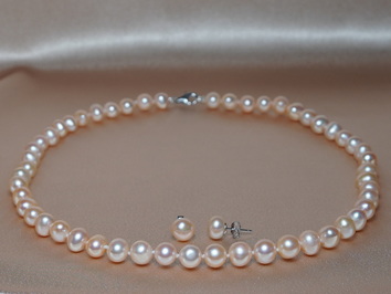 Sada šperků z růžových sladkovodních perel ORSET8085AApG Sada šperků z růžových sladkovodních perel ORSET8085AApG