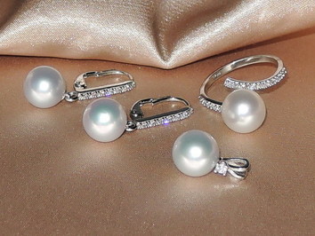 Šperky s perlami BC110WS-W Šperky s perlami BC110WS-W