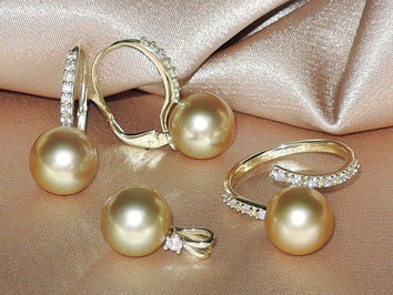 Šperky s perlami BC130YS-G Šperky s perlami BC130YS-G