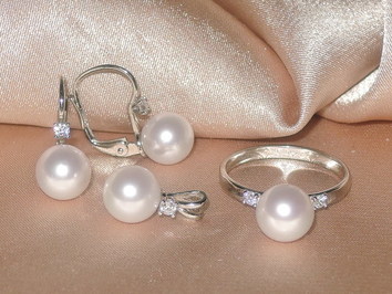 Šperky s perlami BC140WS-A Šperky s perlami BC140WS-A