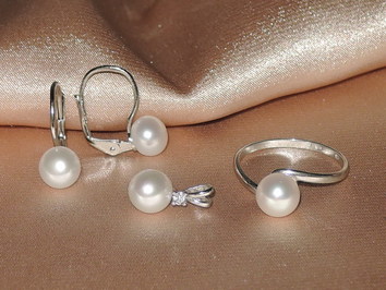 Šperky s perlami BC190WBS-W Šperky s perlami BC190WBS-W