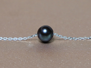 Stříbrný náhrdelník s perlou N123SbU Stříbrný náhrdelník s perlou N123SbU