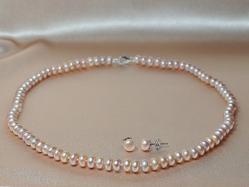 Set šperků z říčních perel BPS6575AA+PG Set šperků z říčních perel BPS6575AA+PG