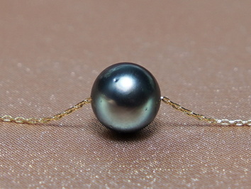 Tahitská perla na řetízku TPN777AA+yG Tahitská perla na řetízku TPN777AA+yG