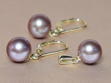 Zlatá perlová souprava šperků EPS1011yZ Zlatá perlová souprava šperků EPS1011yZ