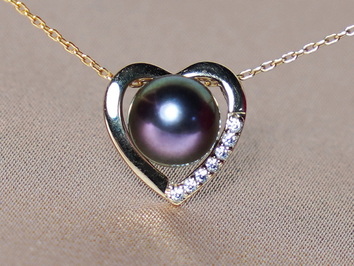 Zlatý přívěsek s říční perlou WW011YP-FB Zlatý přívěsek s říční perlou WW011YP-FB